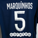 PSG 2021-22 Marquinhos Home Kit (M)