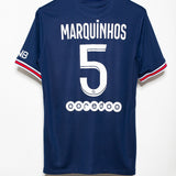 PSG 2021-22 Marquinhos Home Kit (M)