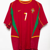 Portugal 2002 Figo Home Kit (L)