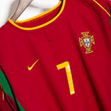 Portugal 2002 Figo Home Kit (L)