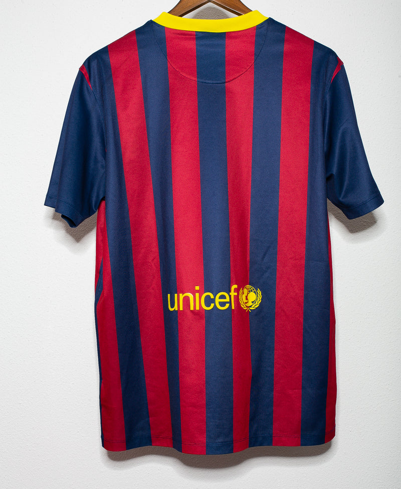 Barcelona 2013-14 Home Kit (L)