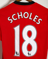 Manchester United 2009-10 Scholes Home Kit (S)