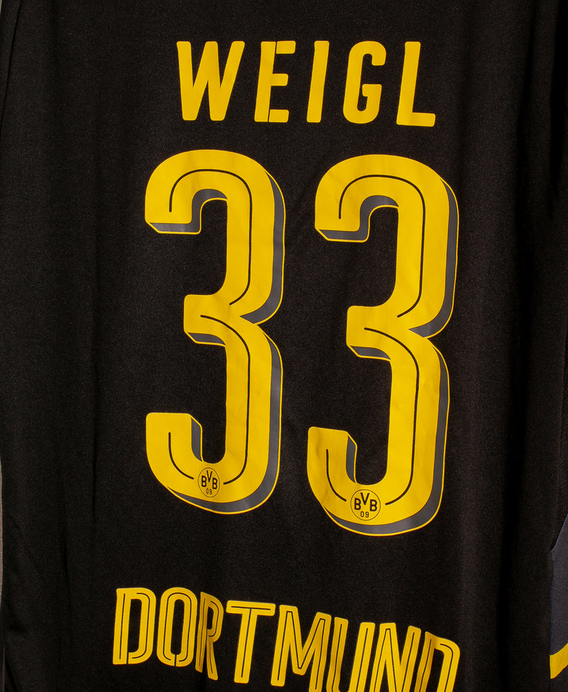 Dortmund No33 Weigl Away Long Sleeves Jersey