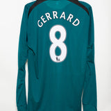 Liverpool 2008-09 Gerrard Long Sleeve Third Kit (XL)