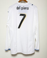 Italy 2006 Del Piero Long Sleeve Away Kit (XL)