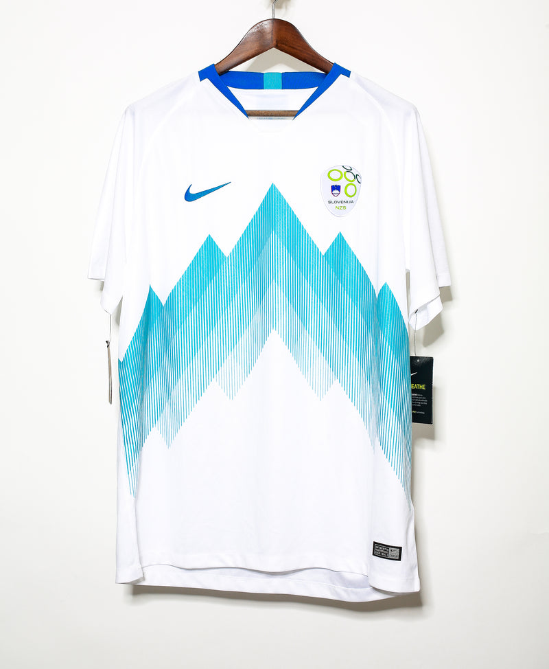 Cheapest Slovenia 2018 Home Kit - Soccer Jersey