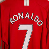 Manchester United 2007-08 Ronaldo Home Kit (3XL)
