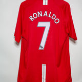 Manchester United 2007-08 Ronaldo Home Kit (3XL)