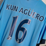 Manchester City 2014-15 Aguero Home Kit (2XL)