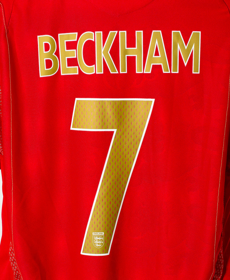 England 2006 Beckham Away Kit (L)