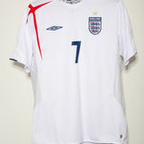 England 2006 Beckham Home Kit (L)