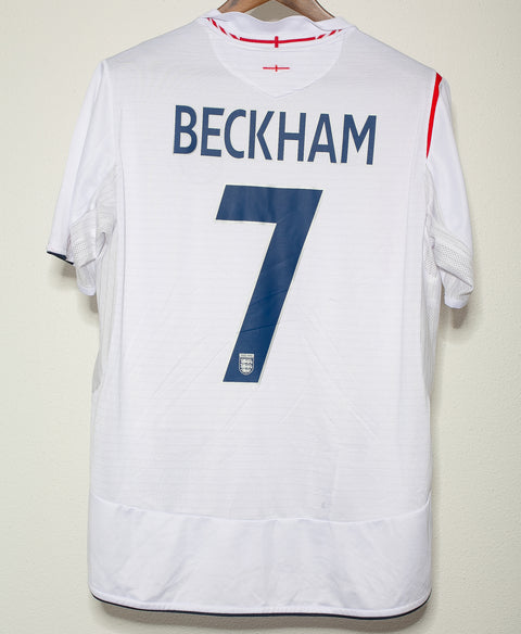 England 2006 Beckham Home Kit (L)