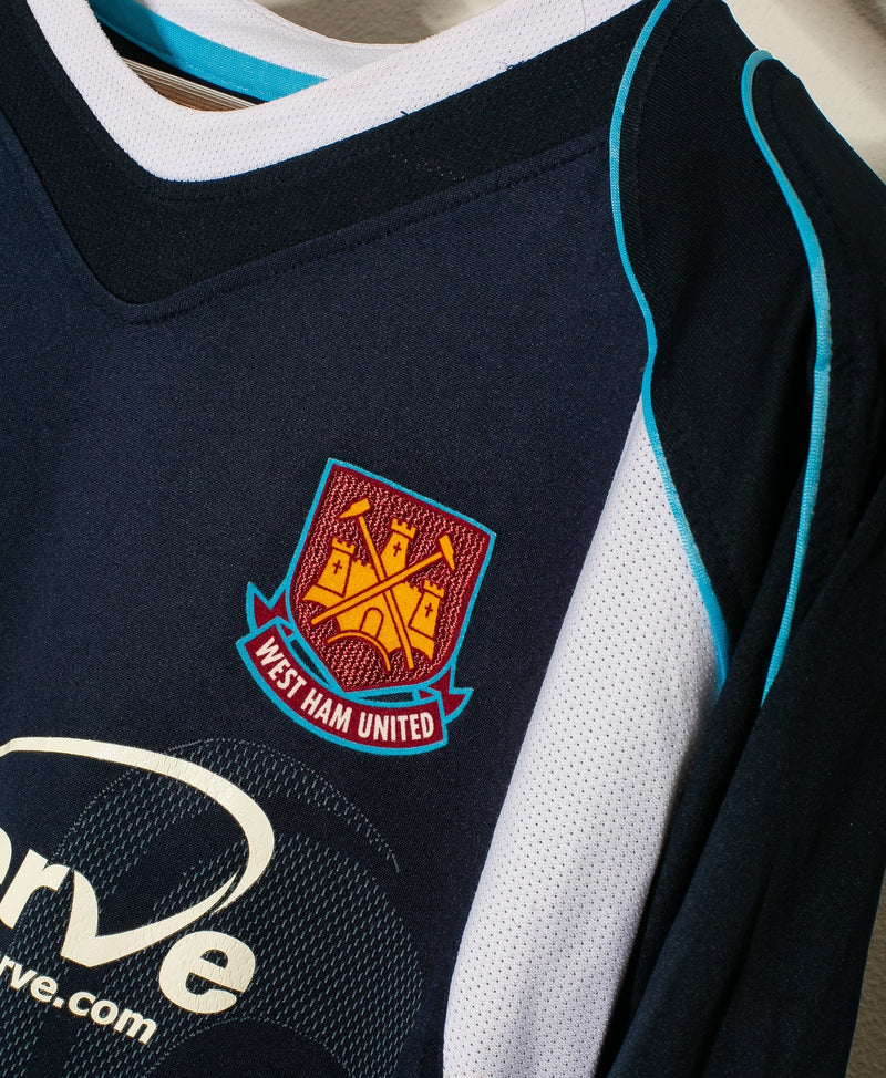 2006-07 West Ham Tevez Away Kit (2XL)