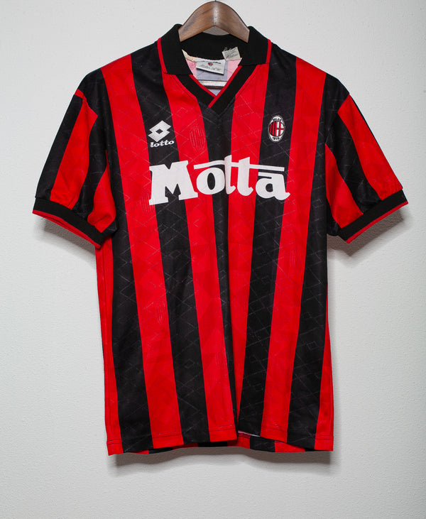1993 AC Milan Home #3 Primavera Match Worn ( M )