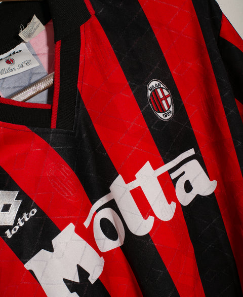 1993 AC Milan Home #3 Primavera Match Worn ( M )