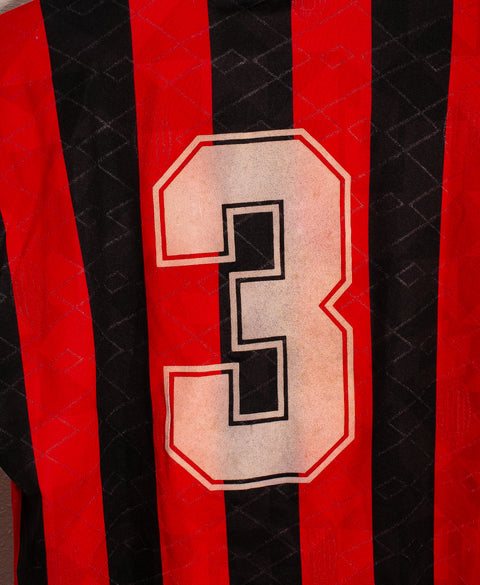 1993 AC Milan Home #3 Primavera Match Worn ( M )