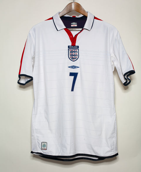 England 2003 Beckham Reversible Home Kit (L)