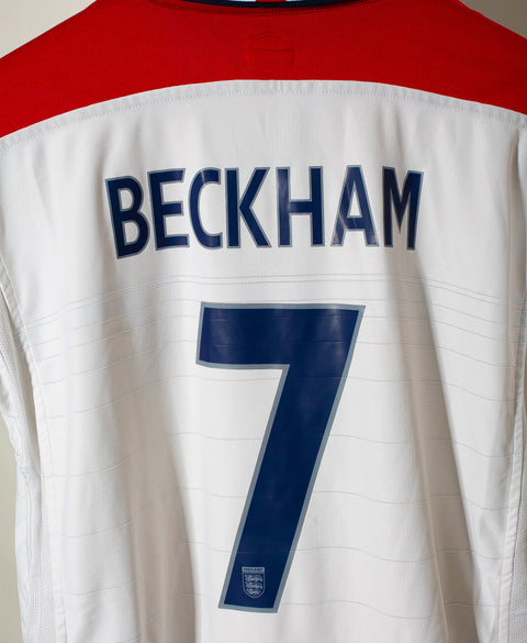 England 2003 Beckham Reversible Home Kit (L)