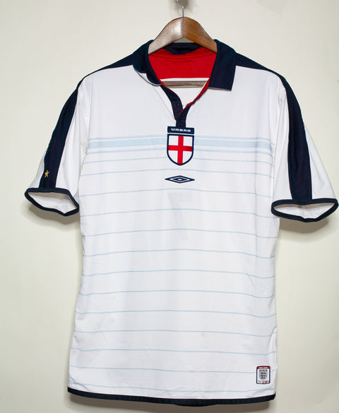 England 2003 Beckham Reversible Home Kit (L)