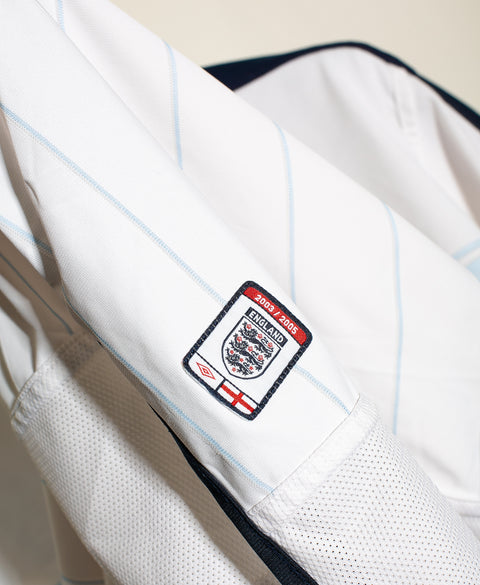 England 2003 Beckham Reversible Home Kit (L)