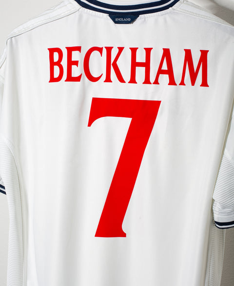 England 2000 Beckham Home Kit (XL)