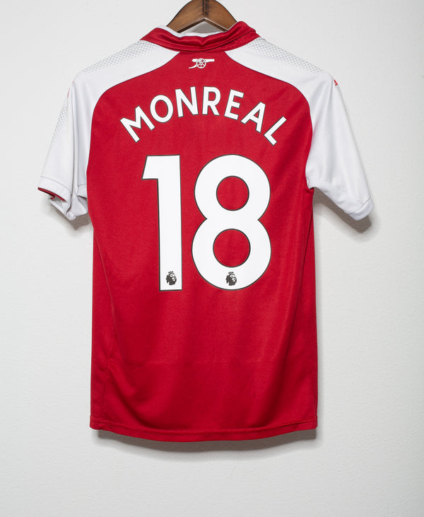 Arsenal 2017-18 Monreal Home Kit (S)