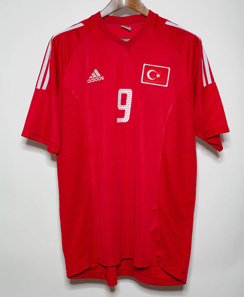 2002 Turkey #9 Hakan Suker ( XL )