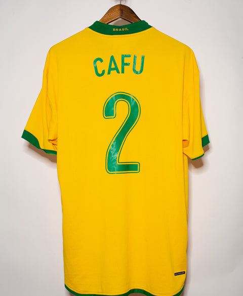 2006 Brazil Home #2 Cafu ( 2XL )