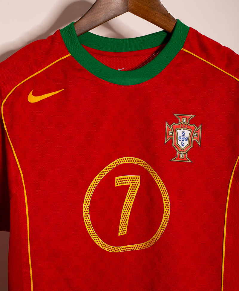 2004 Portugal Home #7 Figo ( S )