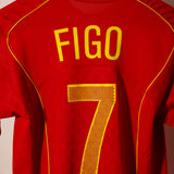 2004 Portugal Home #7 Figo ( S )