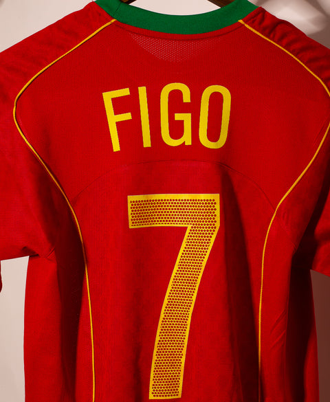 2004 Portugal Home #7 Figo ( S )