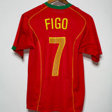 2004 Portugal Home #7 Figo ( S )