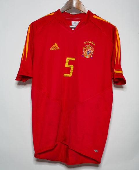 2004 Spain Home #5 Puyol ( M )