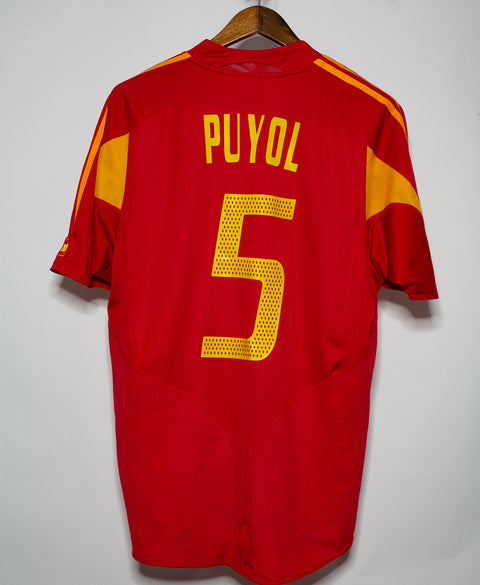 2004 Spain Home #5 Puyol ( M )