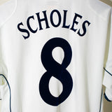 England 2002 Scholes Home Kit (XL)