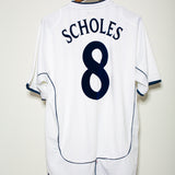 England 2002 Scholes Home Kit (XL)