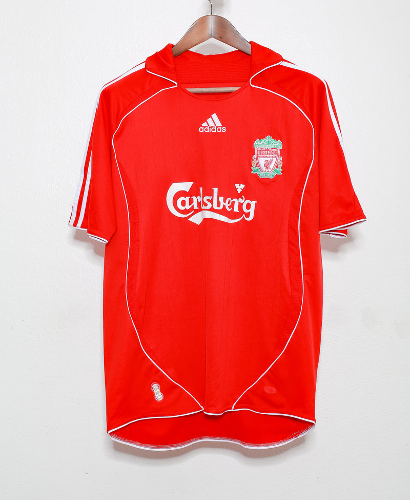 2006 Liverpool Home #8 Gerrard ( L )