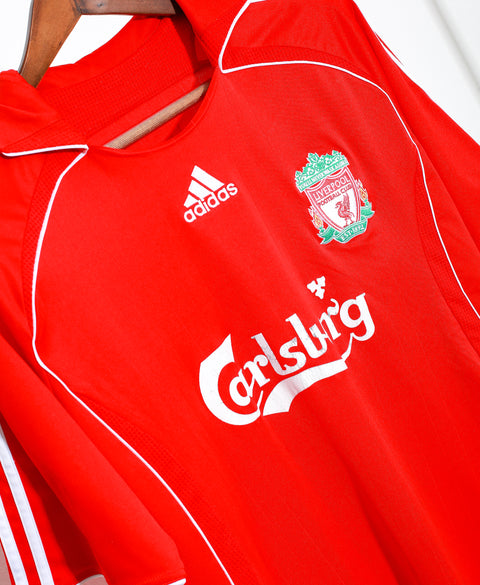 2006 Liverpool Home #8 Gerrard ( L )