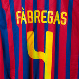 Barcelona 2011-12 Fabregas Home Kit (M)
