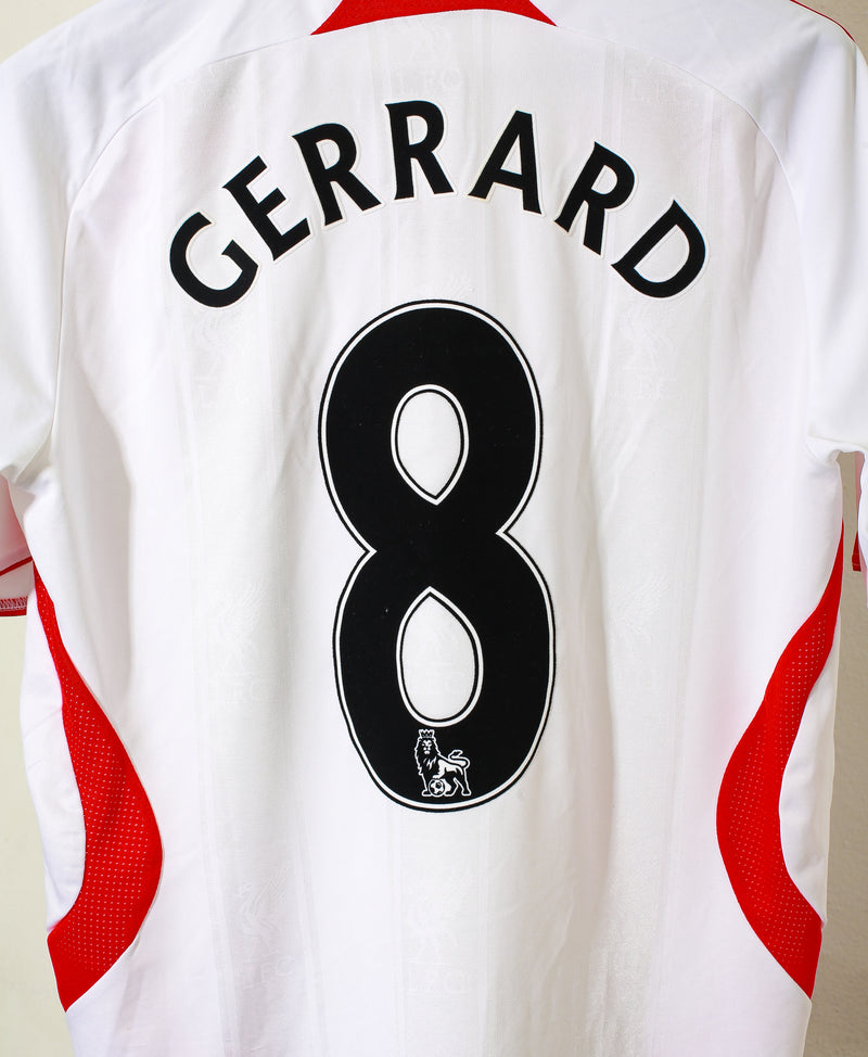 2007 Liverpool Away #8 Gerrard ( XL )