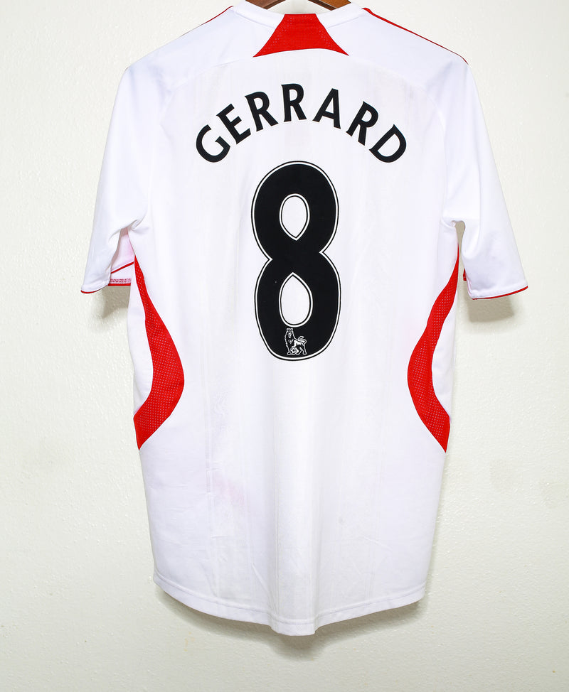 2007 Liverpool Away #8 Gerrard ( XL )