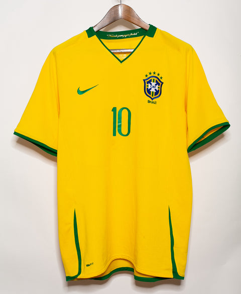 Brazil 2008 Ronaldinho Home Kit (XL)