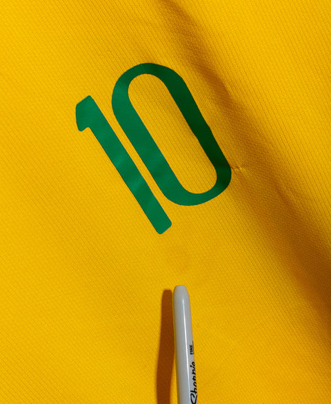 Brazil 2008 Ronaldinho Home Kit (XL)