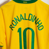 Brazil 2008 Ronaldinho Home Kit (XL)