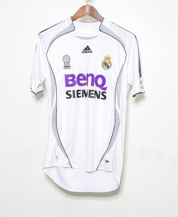 REAL MADRID 2006 2007 RONALDO 9 AWAY LA LIGA LONG SLEEVE SHIRT