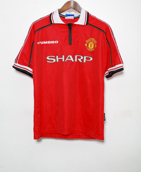 1999 Manchester United Home #7 Beckham ( L )