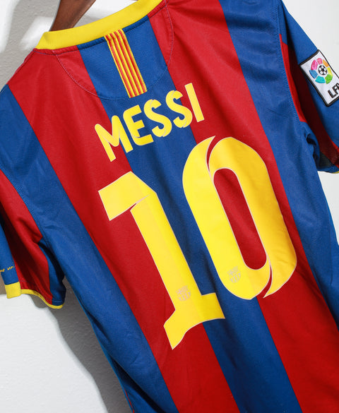 2010 - 2011 FC Barcelona Home #10 Messi ( M )