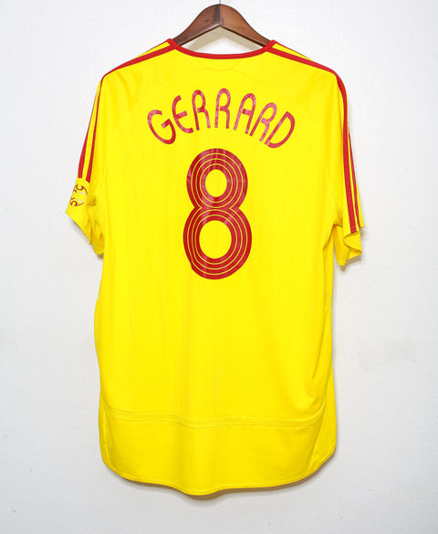 2006 Liverpool Away #8 Gerrard ( XL )