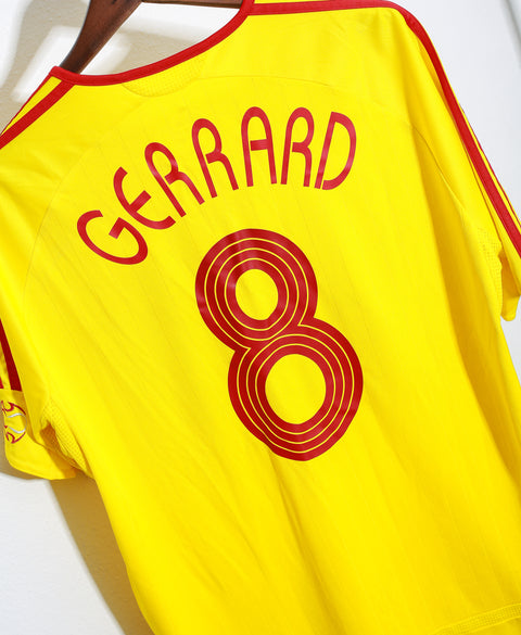 2006 Liverpool Away #8 Gerrard ( XL )