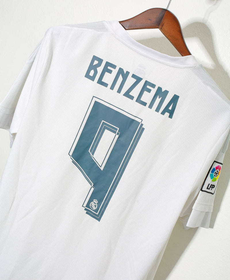 2015 - 2016 Real Madrid Home #9 Benzema ( L )